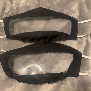2 window face masks